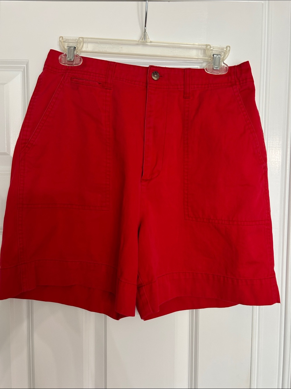Basic Editions Red Women's Casual Shorts